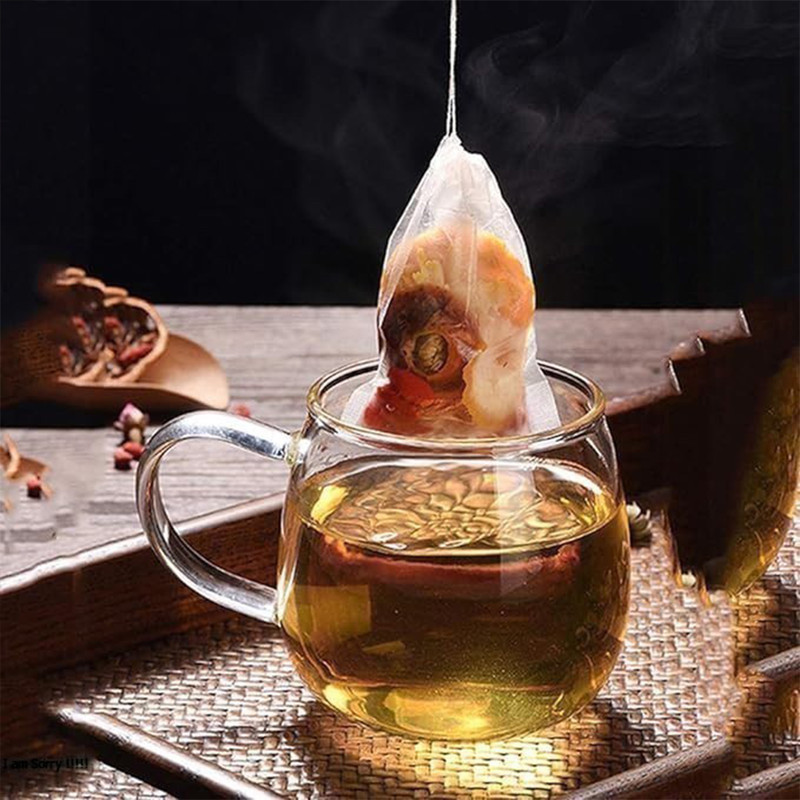 فیلتر چای مدل نخ دار کاغذی سه بسته 50 عددی