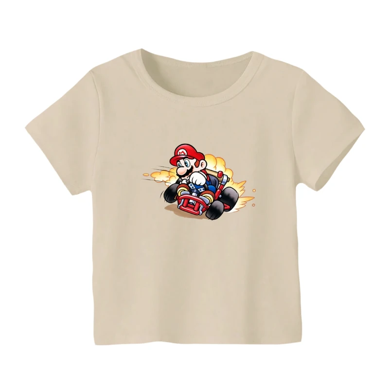 تی شرت آستین کوتاه بچگانه مدل ماریو کد ۵
