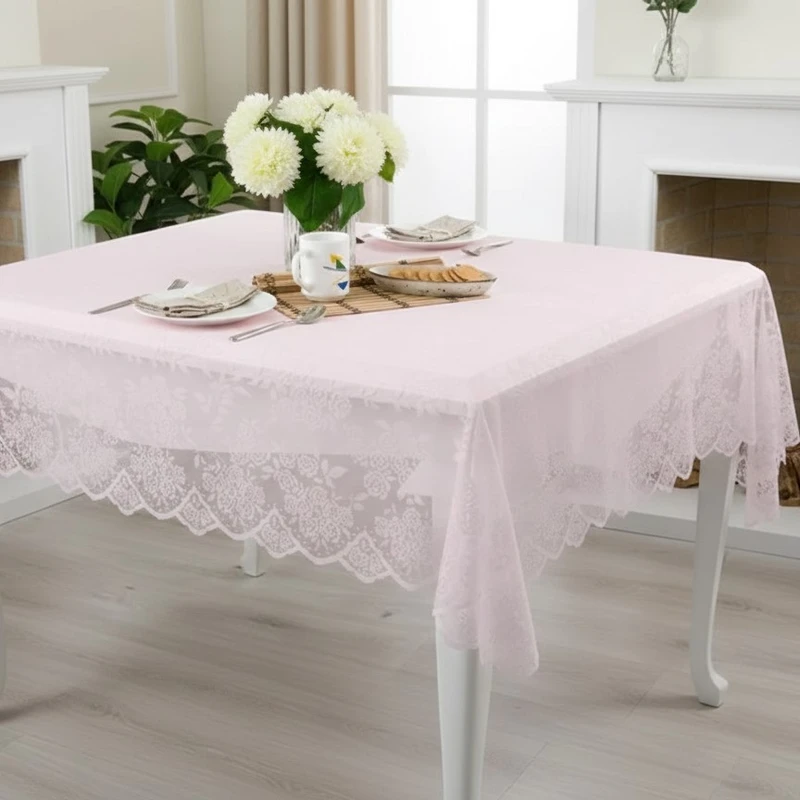 رومیزی انگلیش هوم مدل Rose Scroll سایز 220x145 سانتی‌متر