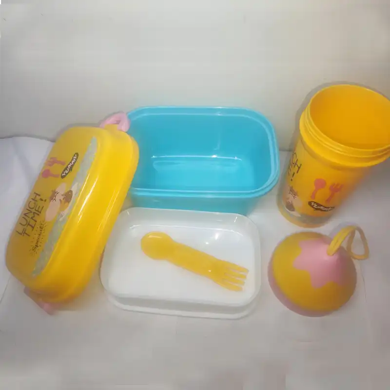 ظرف غذای کودک کد 002 به همراه قمقمه