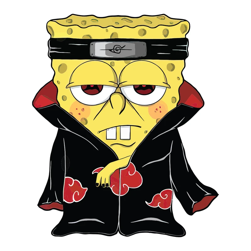 برچسب لپ تاپ پویا مارکت طرح باب اسفنجی کد 3730