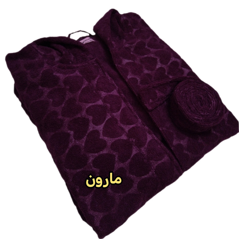 حوله پالتویی زمانیان مدل فانتزی طرح قلب سایز 120