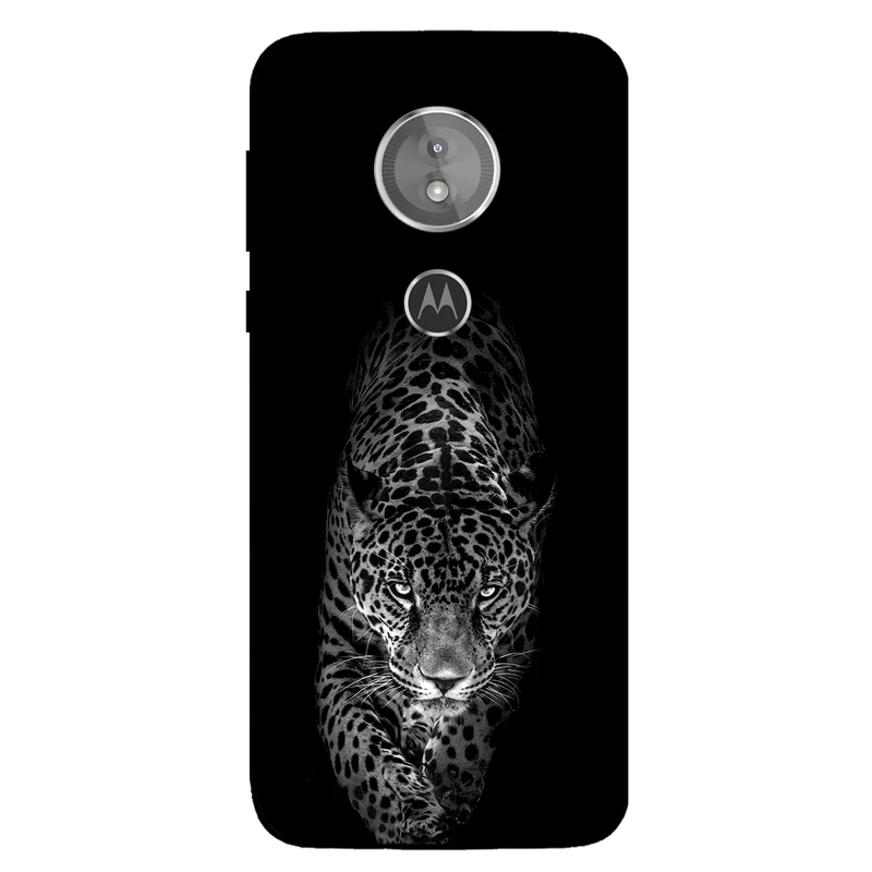 کاور مگافون طرح پلنگ مدل 1879 مناسب برای گوشی موبایل موتورولا Moto E5 / G6 Play