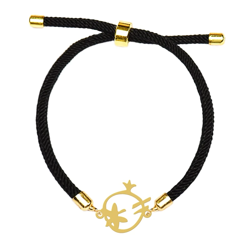 دستبند زنانه هایکا مدل انار و پروانه کد d.ha219