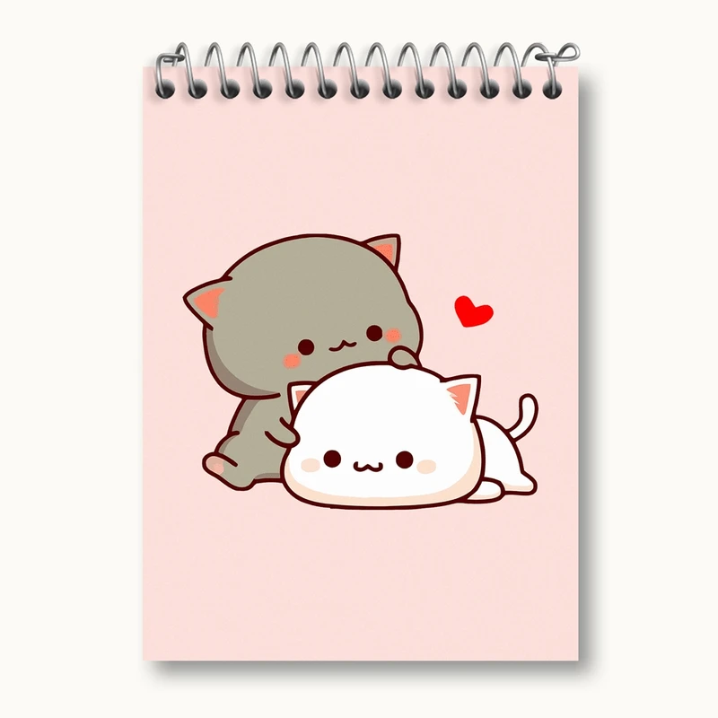 دفتر یادداشت 50 برگ خندالو مدل گربه های بامزه کد 22031
