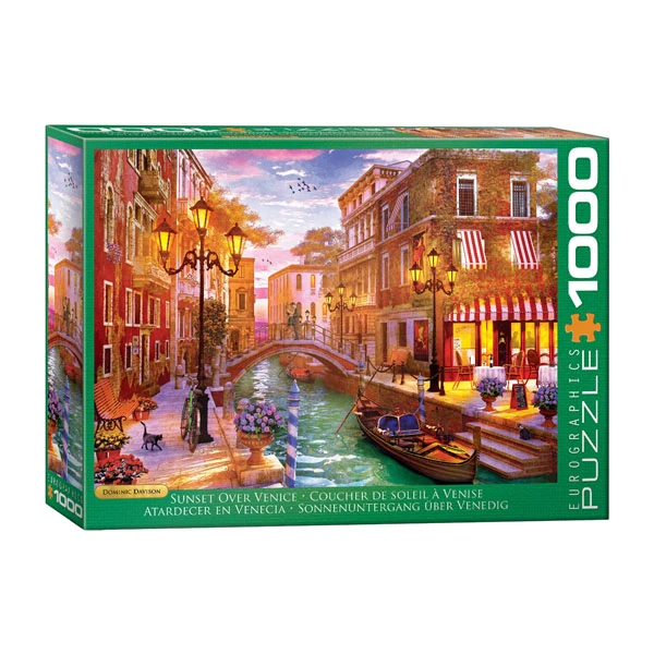 پازل 1000 تکه یوروگرافیکس پازلز مدل 6000-5353 Sunset Over Venice