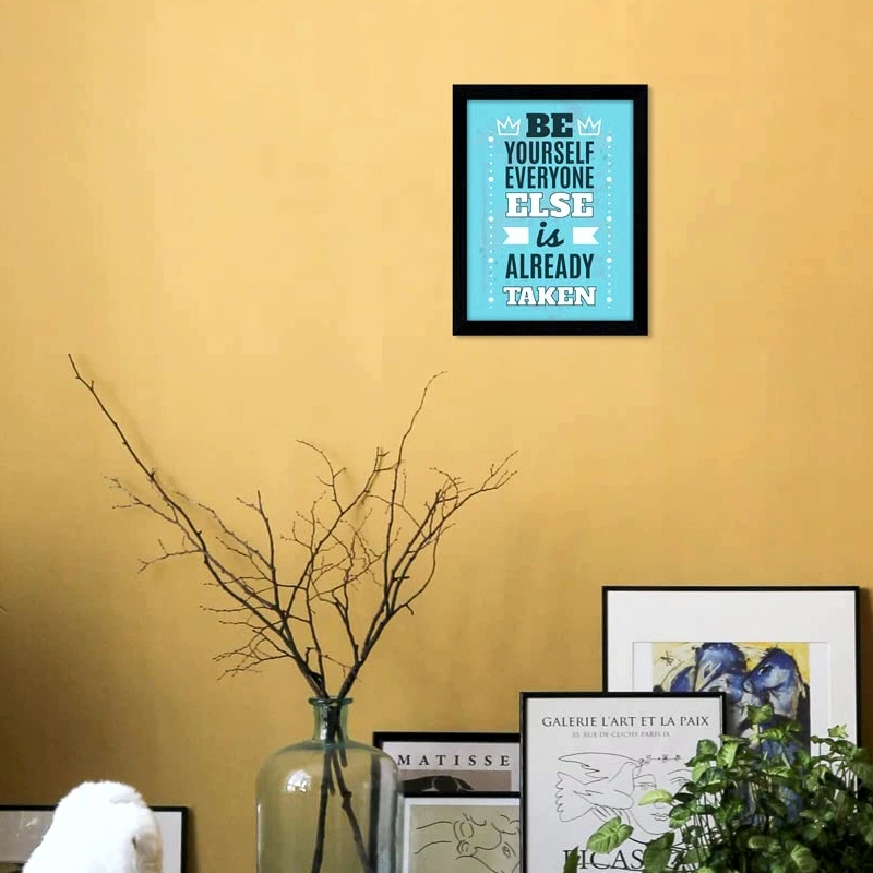 تابلو مدل دکوراتیو طرح انگیزشی خودت باش