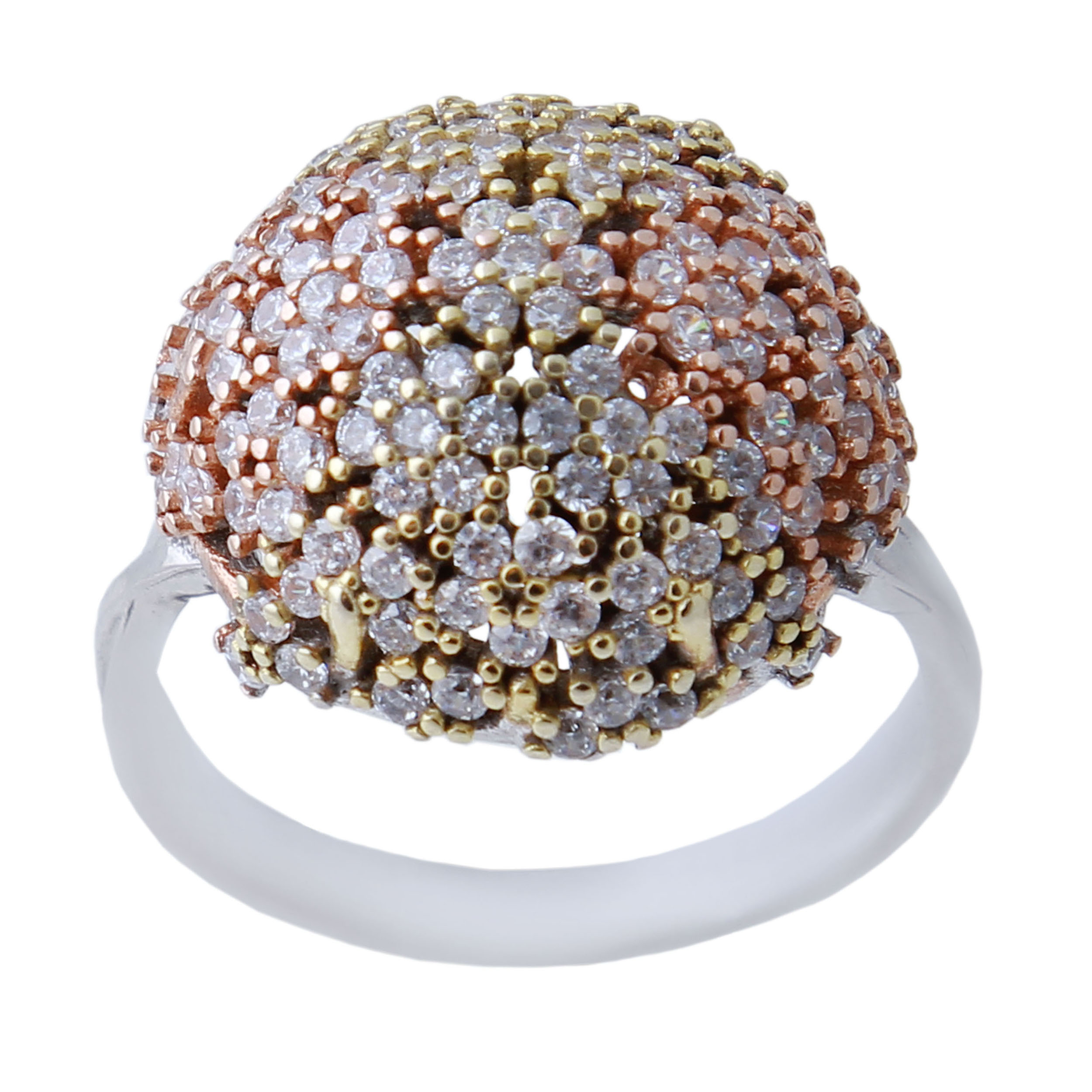   انگشتر نقره زنانه بازرگانی میلادی کد AWR_626