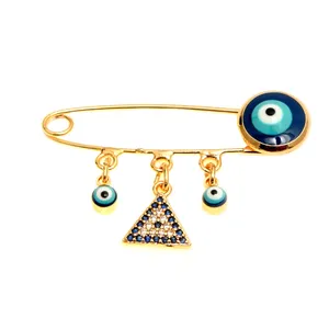 سنجاق سینه وای اس ایکس طرح چشم نظر مدل A220