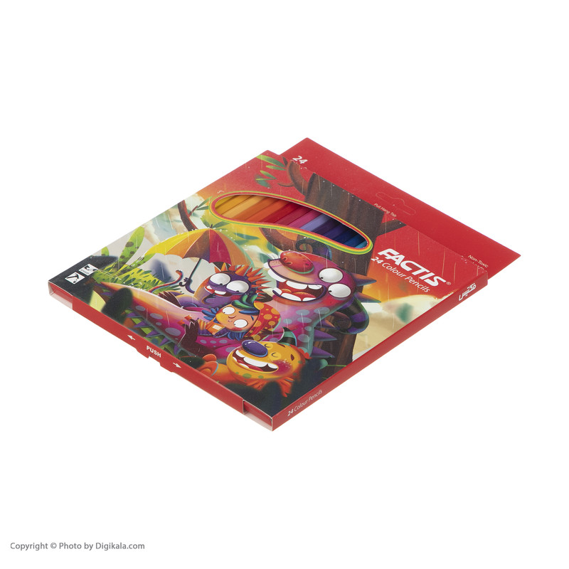 مداد رنگی 24 رنگ فکتیس مدل Strange Friends کد F07112324