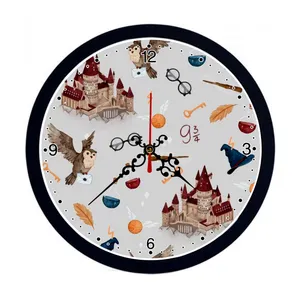 ساعت دیواری مدل هری پاتر و سکوی نه و سه چهارم کد s-146