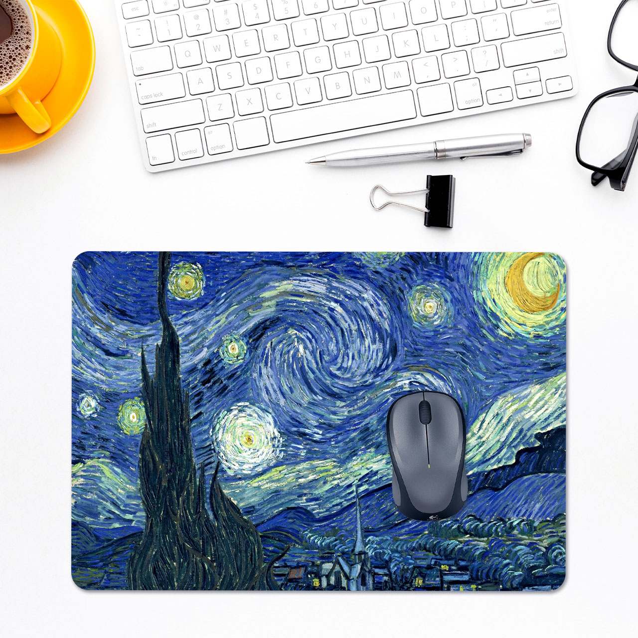 ماوس پد طرح نقاشی ونگوگ مدل MP1003