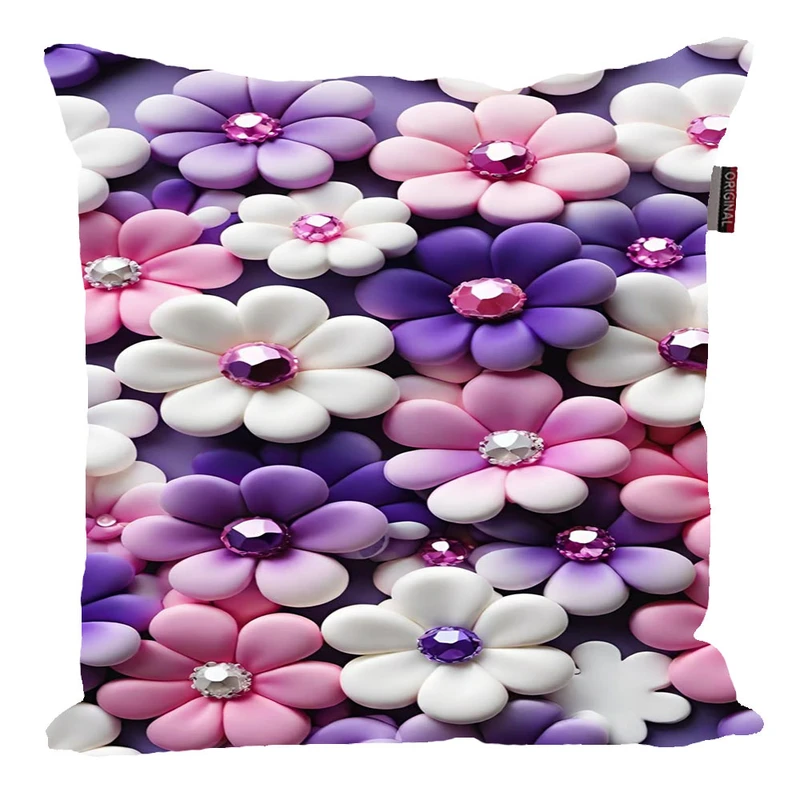 کوسن پاد آفرین مدل فانتزی طرح گل کد 938P