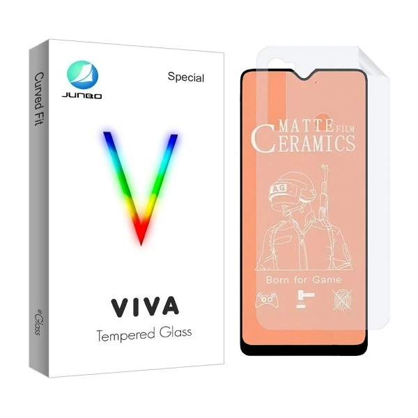 محافظ صفحه نمایش مات جانبو مدل 2CMN مناسب برای گوشی موبایل شیائومی Redmi Note 8 2021 به همراه محافظ پشت گوشی