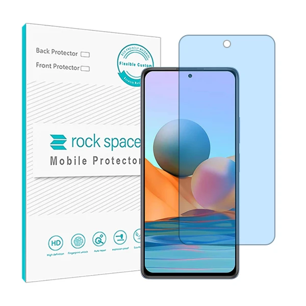 محافظ صفحه نمایش ضداشعه آبی راک اسپیس مدل HyBLU مناسب برای گوشی موبایل شیائومیRedmi Note 10 Pro (Japan)