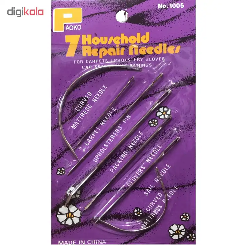 سوزن شماره دوزی پاکو کد 1005بسته 7 عددی