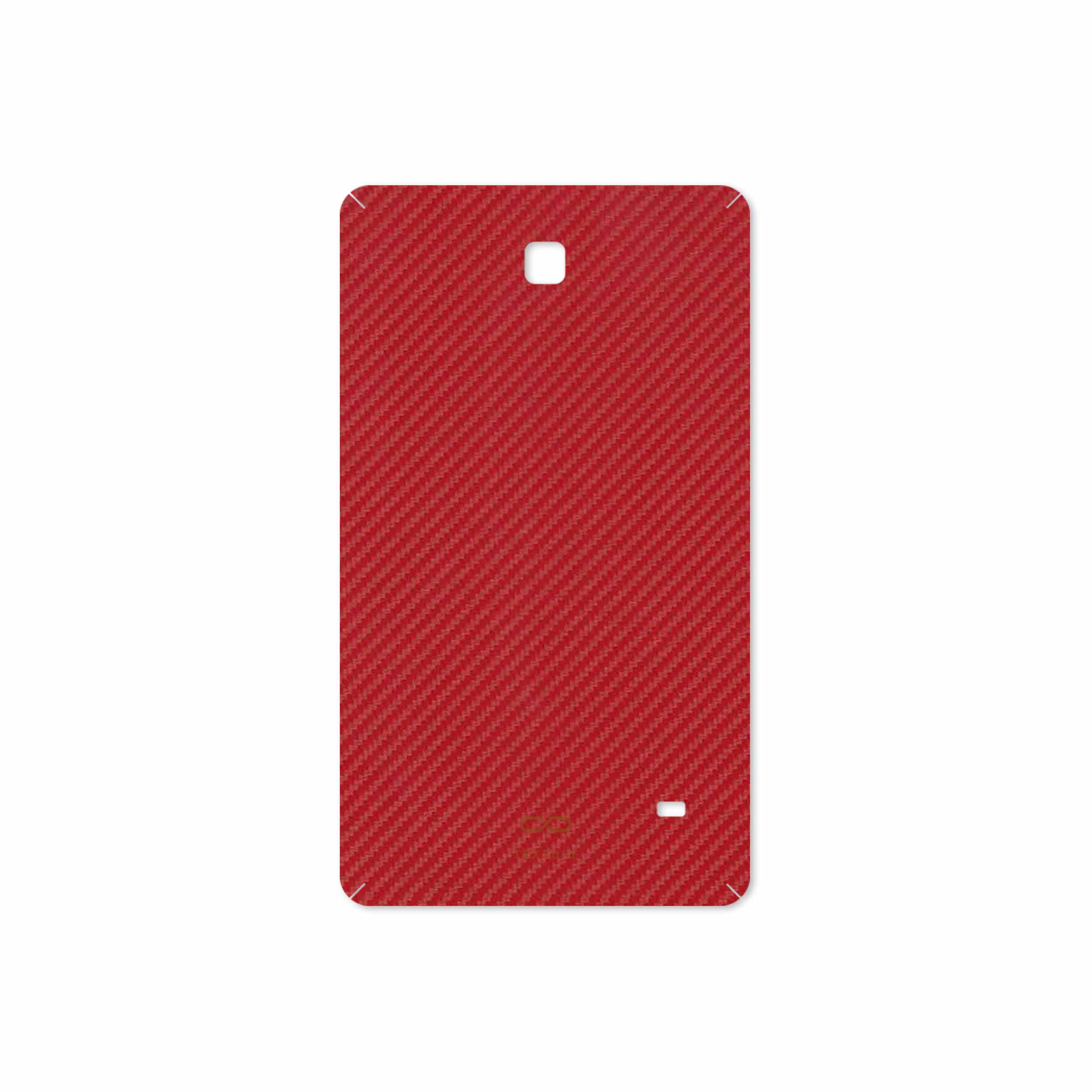 برچسب پوششی ماهوت مدل Red-Fiber مناسب برای تبلت سامسونگ Galaxy Tab 4 7.0 2014 T230