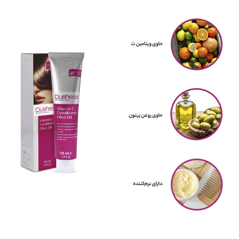 رنگ مو دوشس شماره 7.81 حجم 125 میلی لیتر رنگ بلوند نسکافه ای متوسط