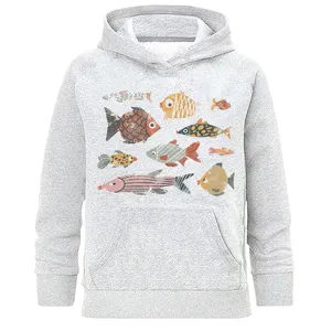 هودی زنانه طرح ماهی فانتزی مدل H431