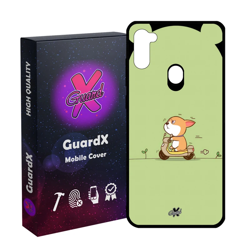 کاور گارد ایکس طرح سگ مدل Glass10660 مناسب برای گوشی موبایل سامسونگ Galaxy A11/M11