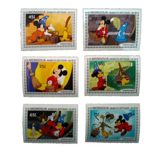 تمبر یادگاری مدل کارتونی کد aa-389 مجموعه 6 عددی