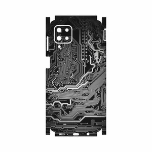 MAHOOT Black Printed Circuit Board-FullSkin Cover Sticker for Samsung Galaxy M62