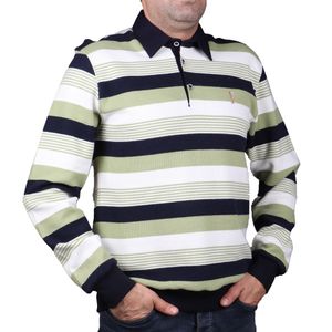پولوشرت آستین بلند مردانه مدل رینگر کد 7263