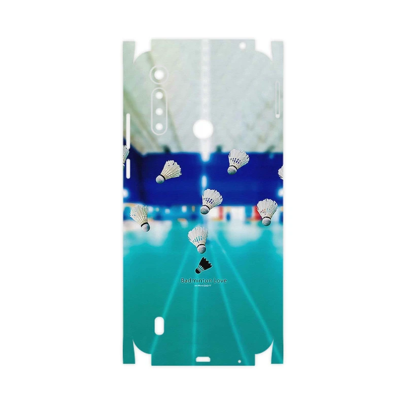 برچسب پوششی ماهوت مدل Badminton-FullSkin مناسب برای گوشی موبایل موتورولا Moto G8 Power Lite