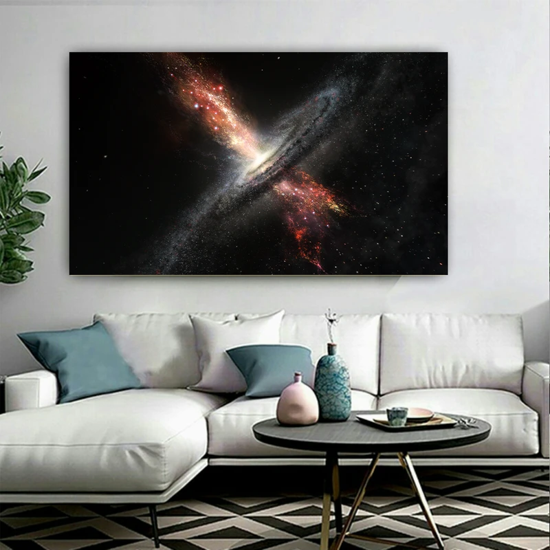 پوستر طرح کهکشان و ستارگان کد AR10770