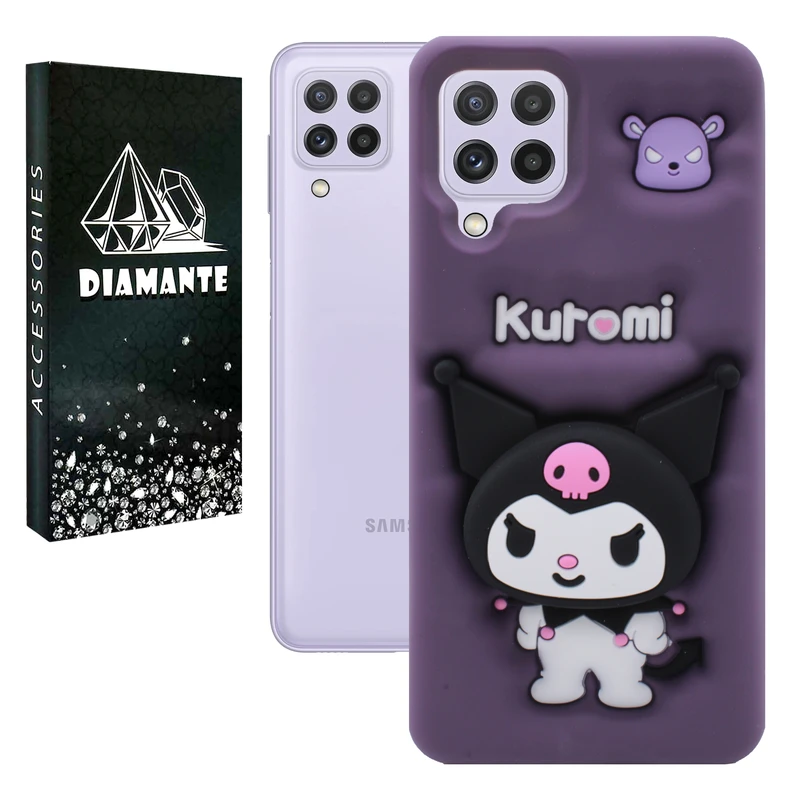 کاور دیامانته مدل Kuromi Bk مناسب برای گوشی موبایل سامسونگ Galaxy M62