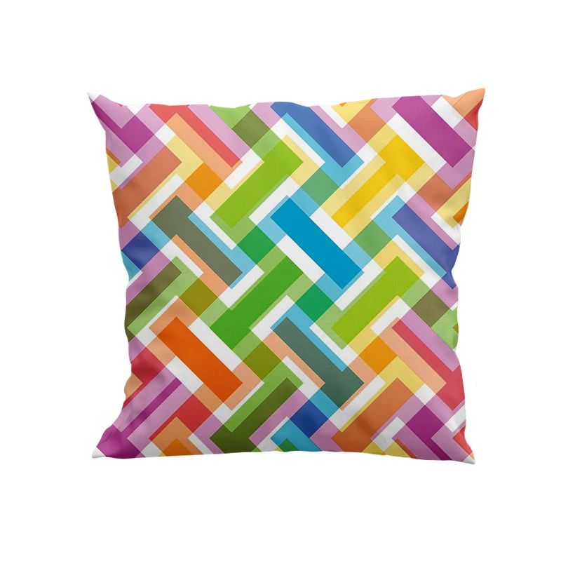 کوسن پاد آفرین مدل خطوط رنگارنگ کد DKK95