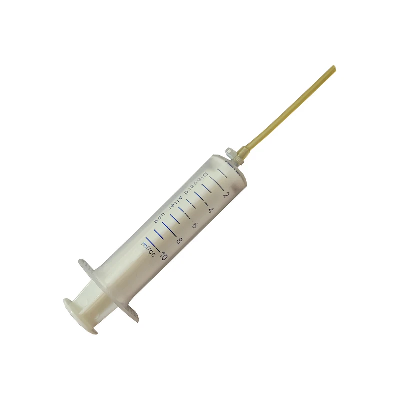 سرنگ غذای کمکی پرنده مدل بدون پیستون 10 ml کد کرمک دار بست دار