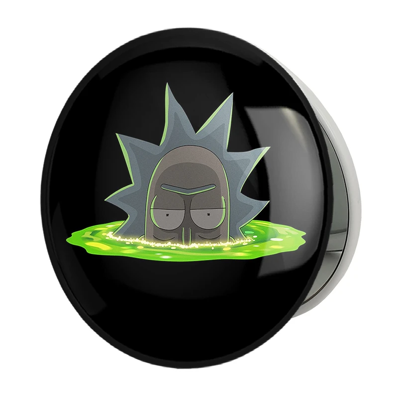 آینه جیبی خندالو طرح ریک و مورتی Rick and Morty مدل تاشو کد 3215 