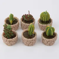 شمع طرح کاکتوس مجموعه 6 عددی