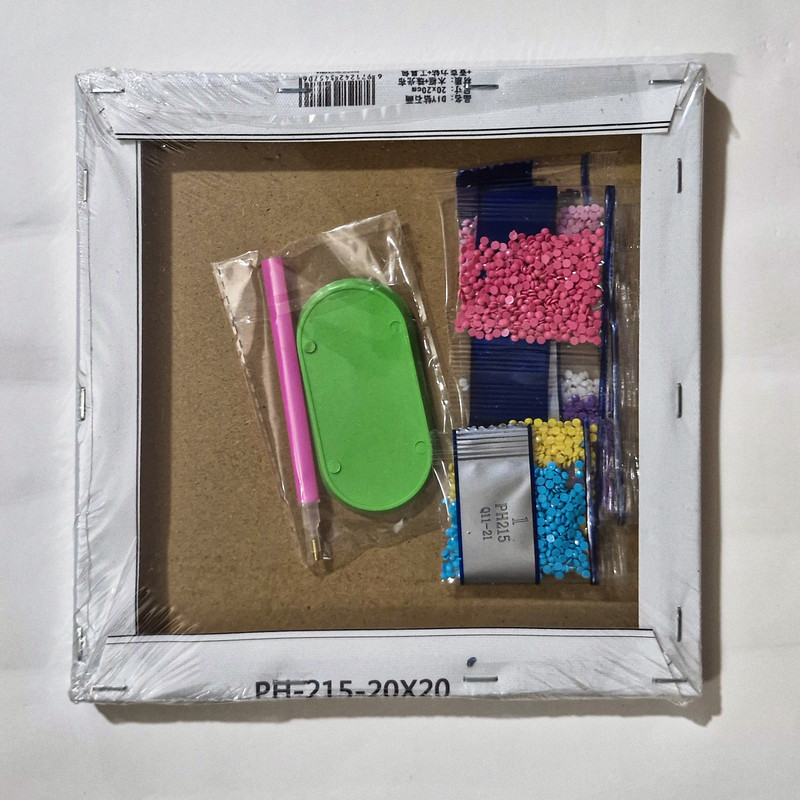 بازی آموزشی  مدل ساخت تابلو نقاشی الماسی طرح کرومی کد 215