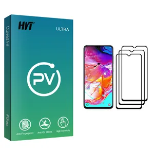 HVT PV glass Screen Protector For Samsung Galaxy A70 Pack Of 3