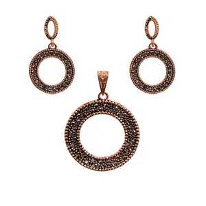 نیم ست زنانه مدل مارگازیت دایره کد JW362