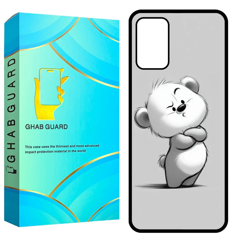 کاور قاب گارد طرح خرس مدل CPA32G مناسب برای گوشی موبایل سامسونگ Galaxy A32 4G