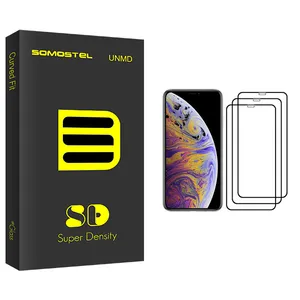Somastel Sd Glass Screen Protector For Apple iPhone XS Max Pack Of 3