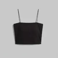 کراپ تاپ زنانه کشبافت بند باریک کد 04
