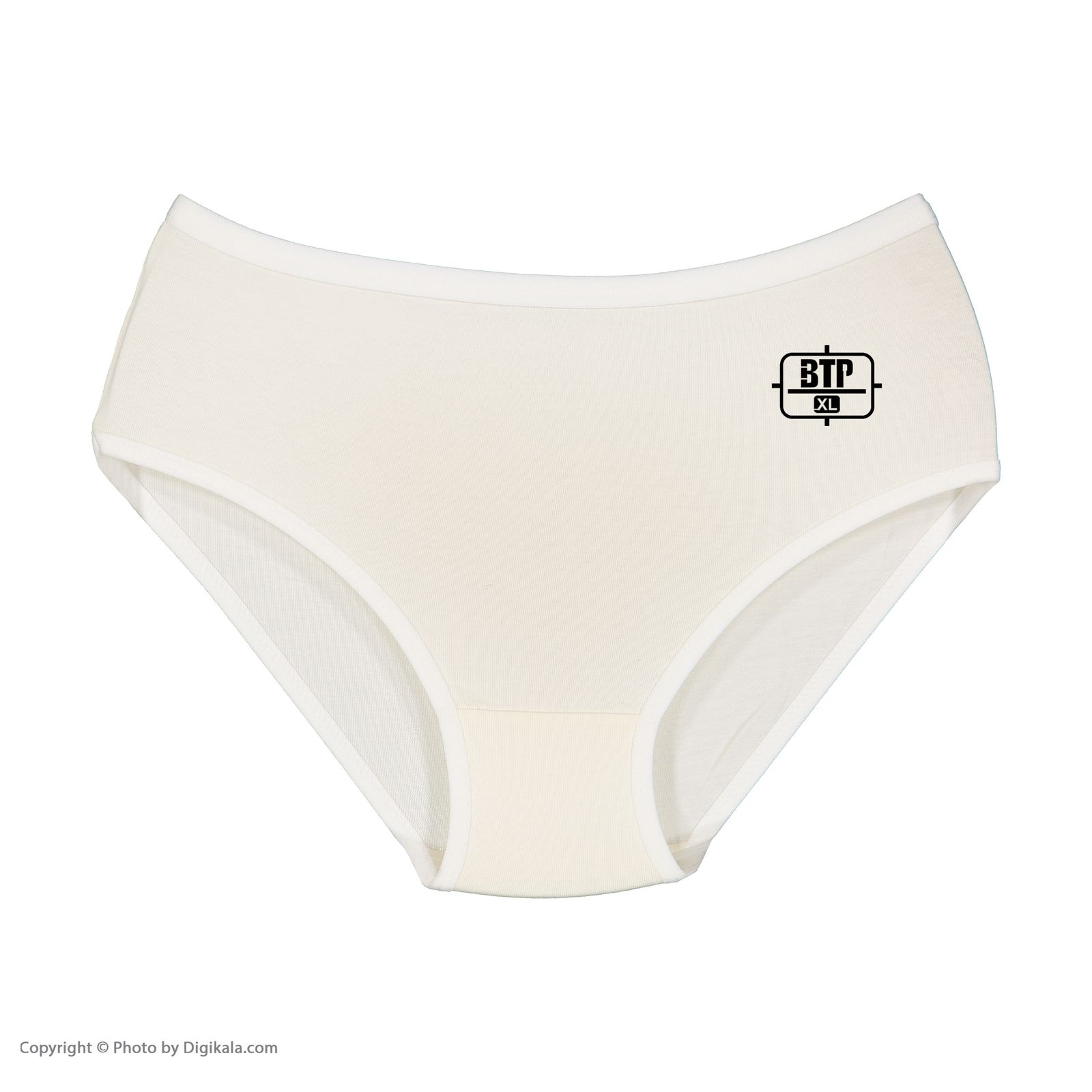 شورت زنانه برهان تن پوش مدل اسلیپ 03 بسته 6 عددی رنگ سفید - - 4