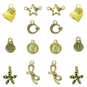 آویز دستبند مدل صدف مجموعه 14 عددی