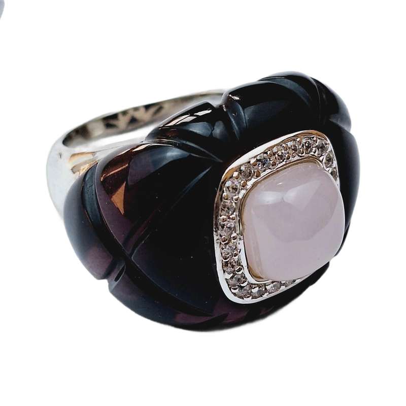 انگشتر نقره زنانه مدل PiArte R102-45