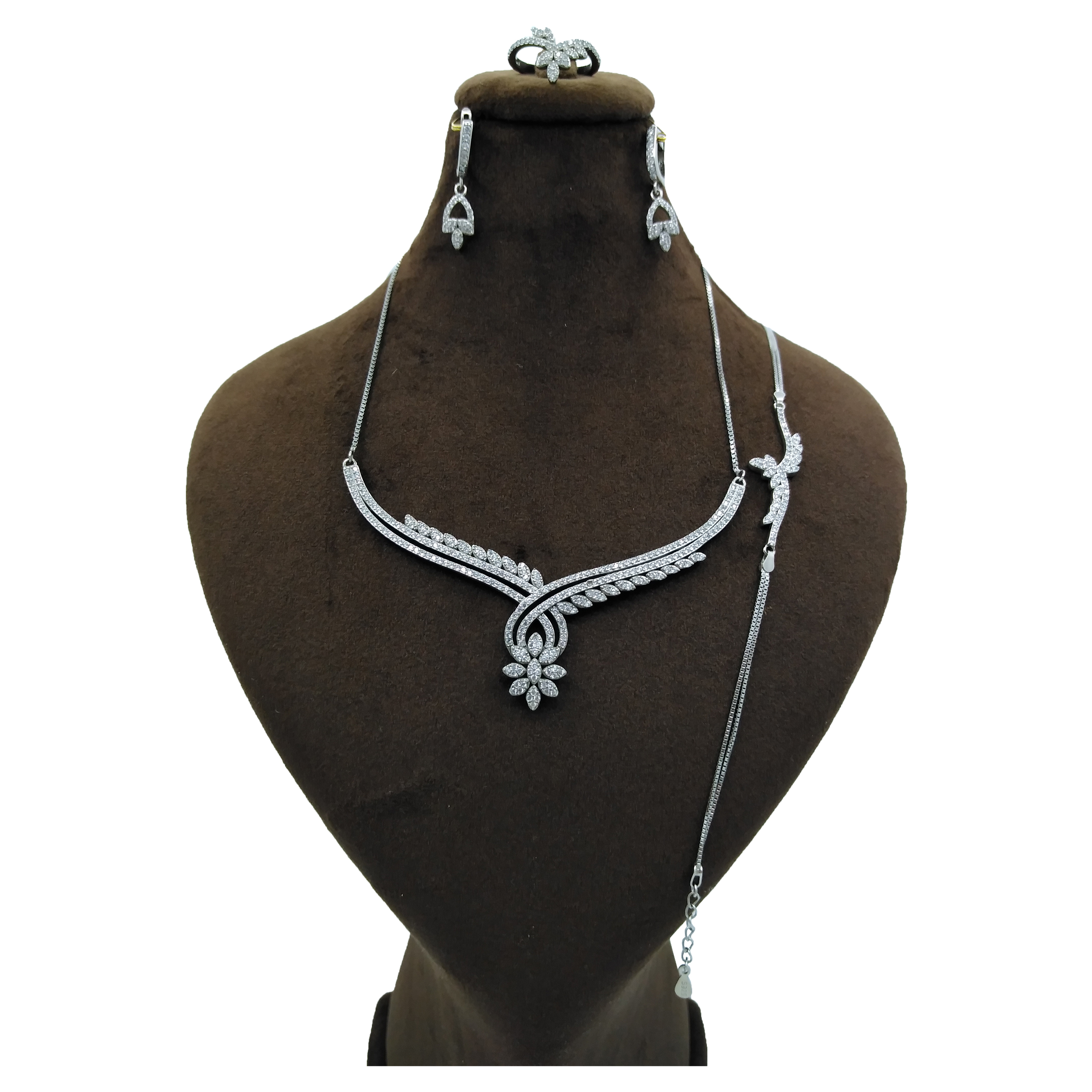 ست نقره زنانه کد 4023