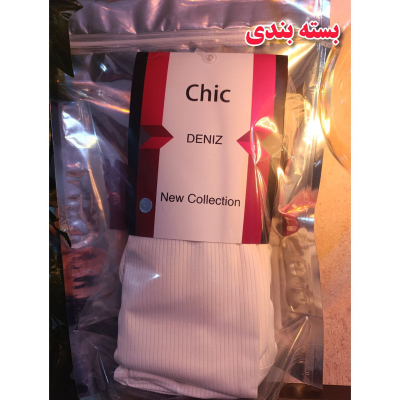 لگینگ زنانه مدل کبریتی رنگ سفید