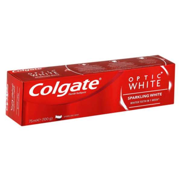 خمیر دندان کلگیت سری Optic White مدل SPARKLING WHITE حجم 75 میلی لیتر خمیر دندان کلگیت سری Optic White مدل SPARKLING WHITE حجم 75 میلی لیتر