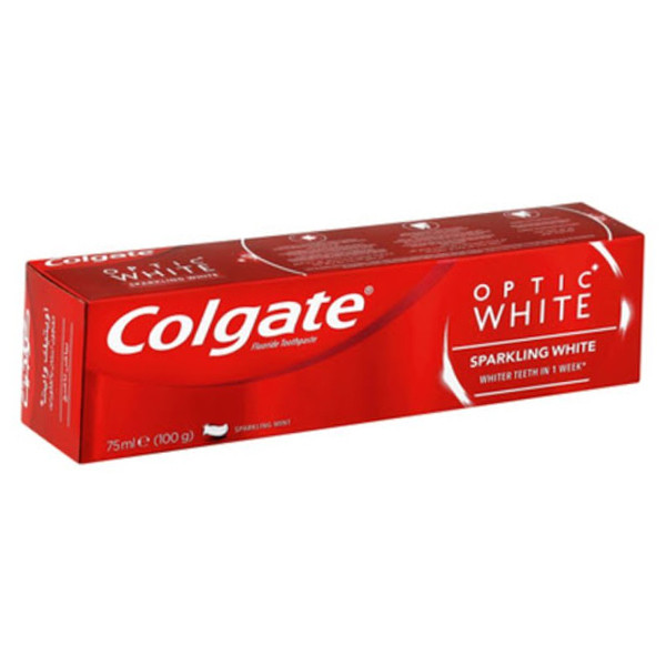 خمیر دندان کلگیت سری Optic White مدل SPARKLING WHITE حجم 75 میلی لیتر خمیر دندان کلگیت سری Optic White مدل SPARKLING WHITE حجم 75 میلی لیتر