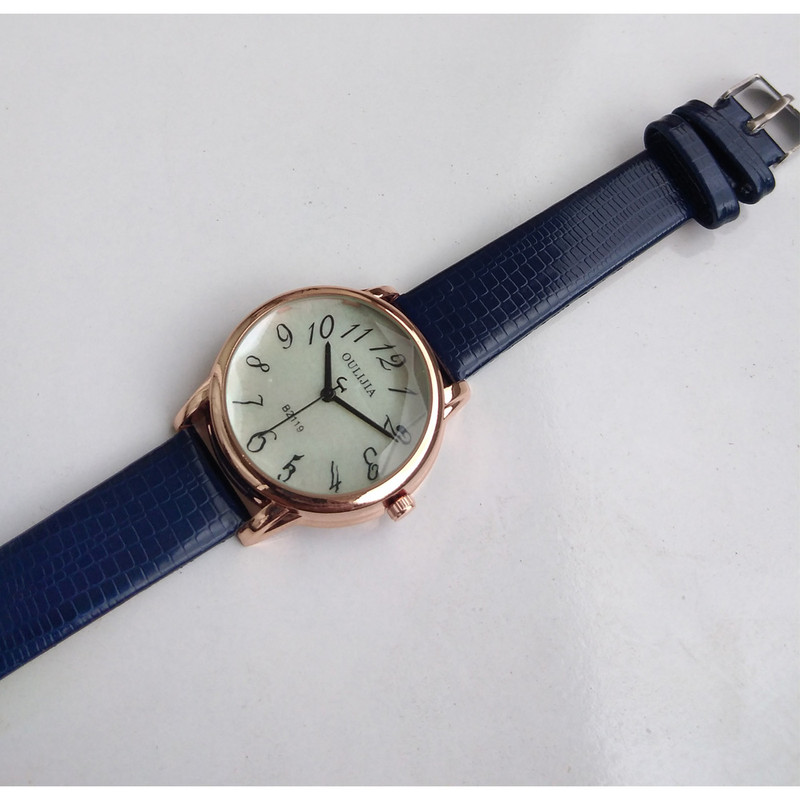 ساعت مچی عقربه ای دخترانه مدل شیشه تراش کد QR ساعت مچی عقربه ای دخترانه مدل شیشه تراش کد QR