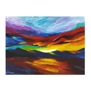 تابلو نقاشی اکریلیک طرح غروب کد 112