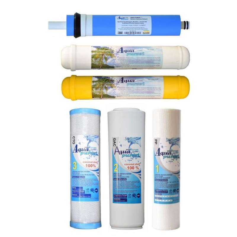 فیلتر دستگاه تصفیه آب آکوا پیورست مدل SW 6066 NEW مجموعه 5 عددی به همراه فیلتر تصفیه آب مدل ممبران فیلتر دستگاه تصفیه آب آکوا پیورست مدل SW 6066 NEW مجموعه 5 عددی به همراه فیلتر تصفیه آب مدل ممبران